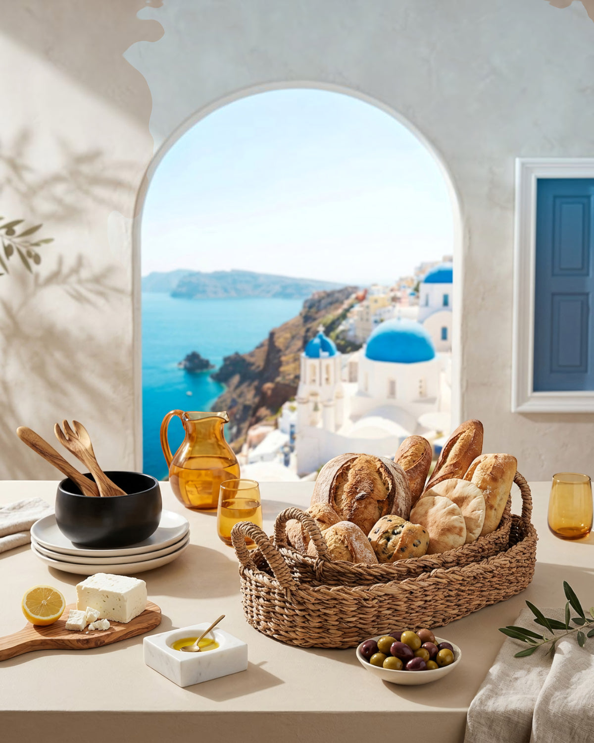 The Aegean Savar Bread Baskets