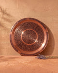 Turkish Hand Engraved  Copper Tea Tray