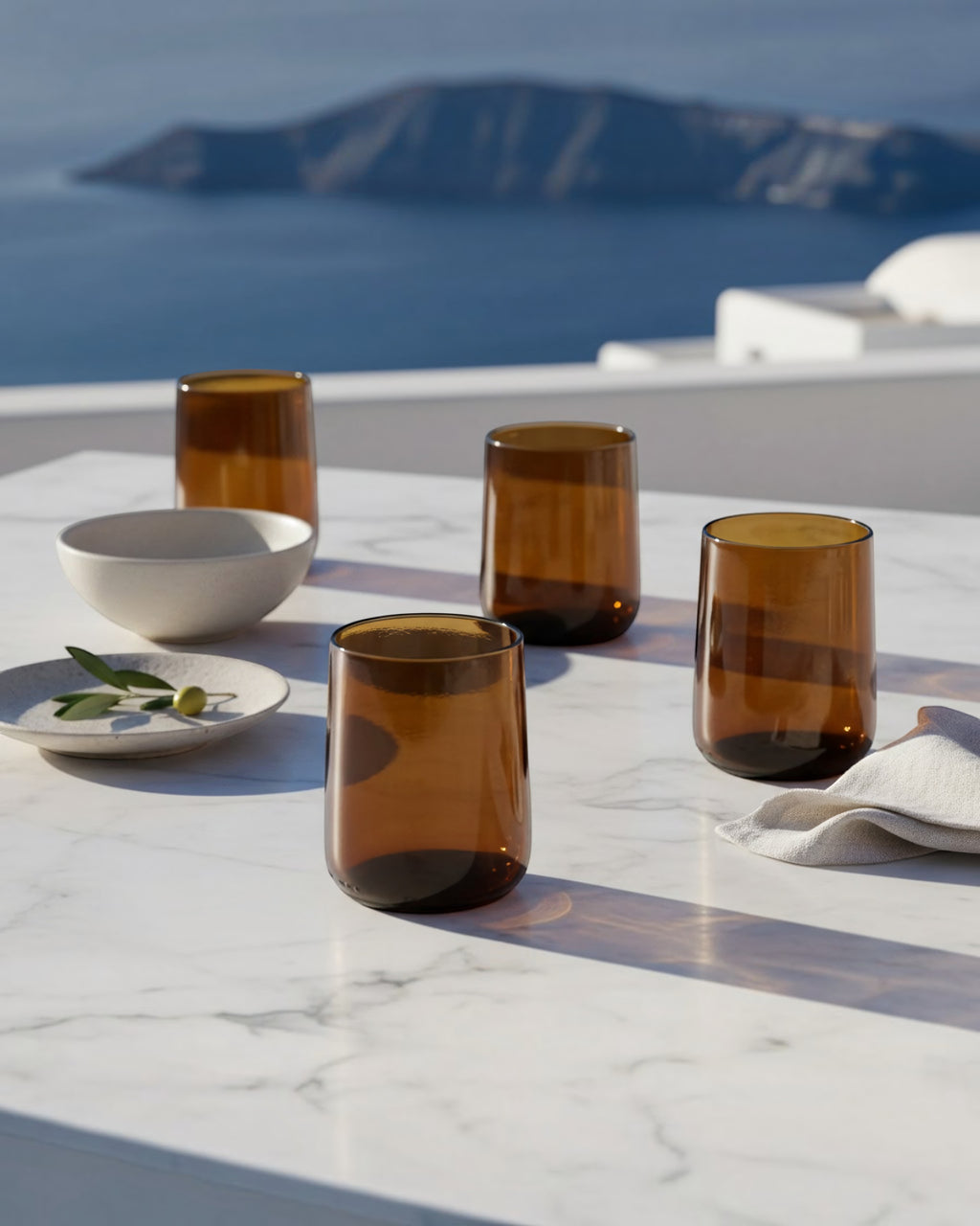 The Aegean Amber Tumblers