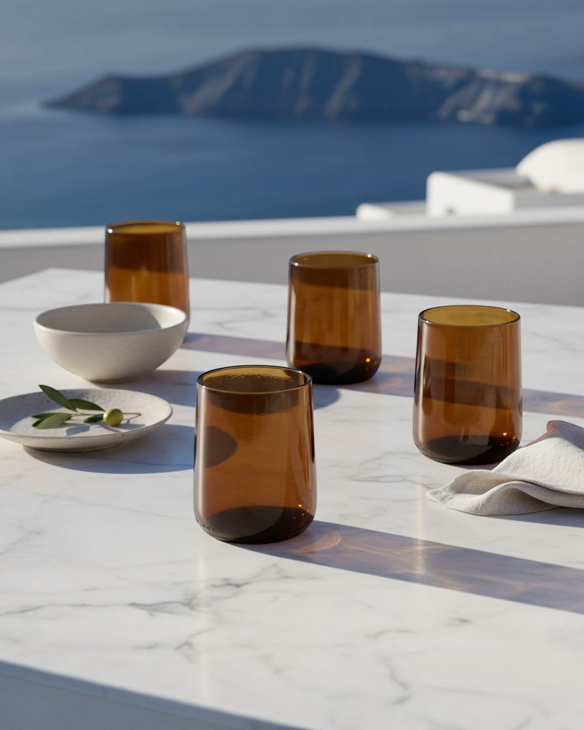 The Aegean Amber Tumblers