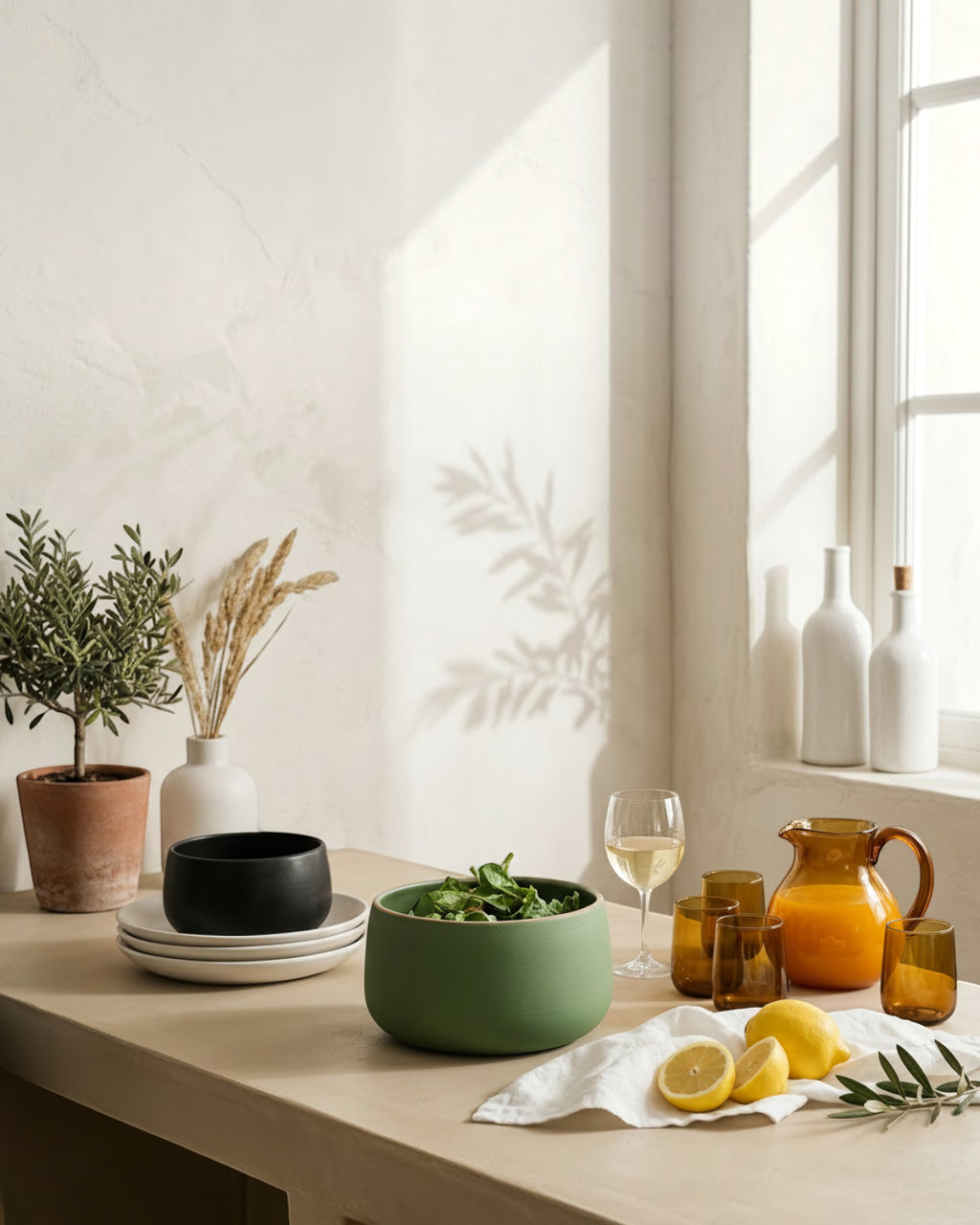 The Aegean Olive Serving Bowl
