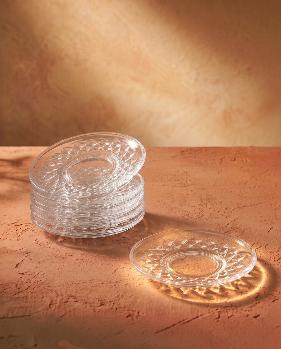 Hand Trimmed Turkish Tea Saucers